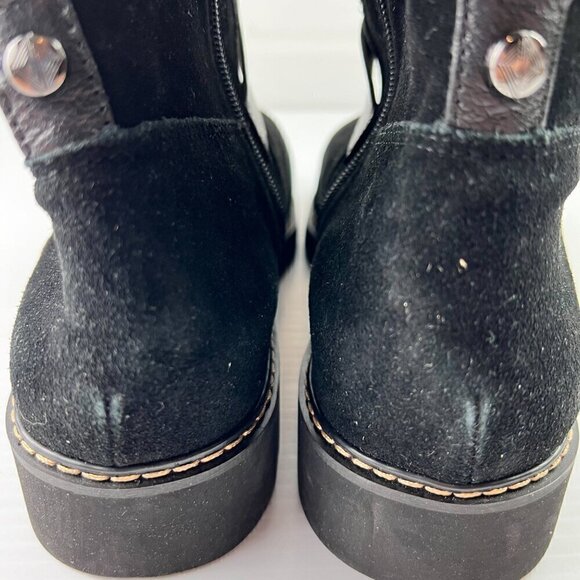 Donald J Pliner Captain Leather & Suede Bootie Size 9.5 - Picture 13 of 16